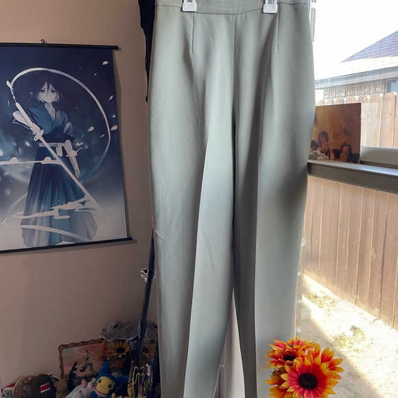 Vintage Larry Levine petite suits green dress pants - Picture 5 of 14